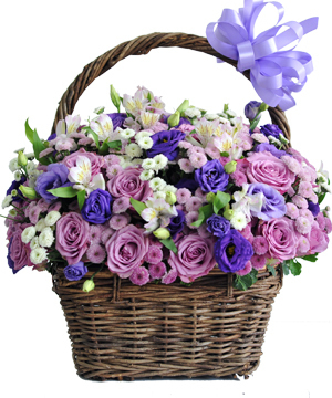 Giỏ hoa đẹp - Violet Love
